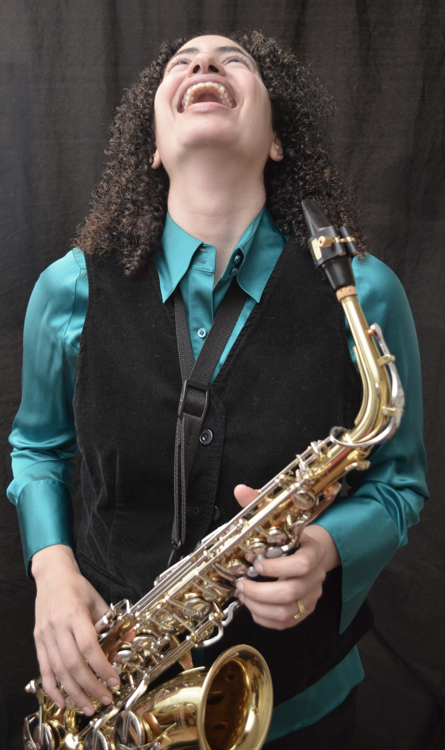 Yasmine S. Ali, MD playing the saxophone